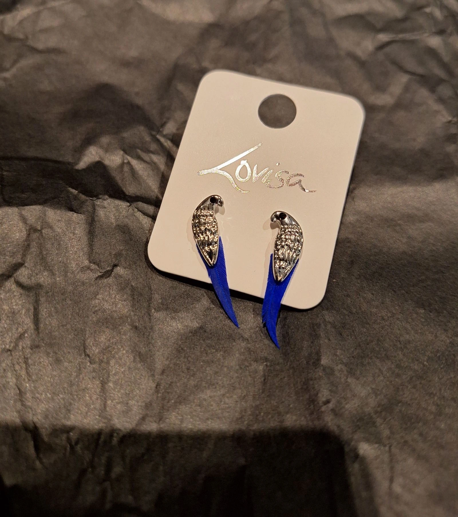  Jolie perceuse lovisa Gold Bird Feather Stud Earrings 